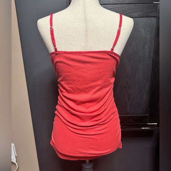 7 for all mankind red side rouge tank top - Picture 3 of 9